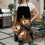 Apron with Horse Design