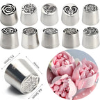 13 Stainless Steel Nozzles, Cake Decorations