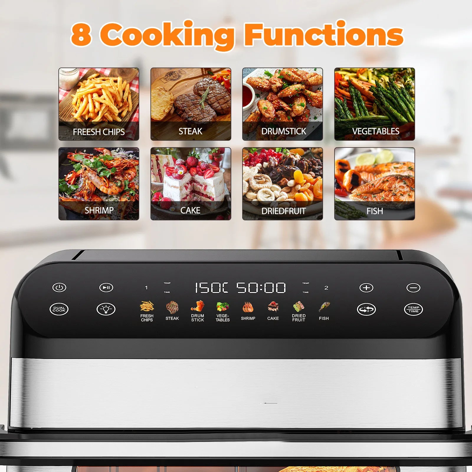 10L Dual-Basket Air Fryer Oven