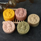 Rabbit Silicone Mold Bunny with Flower