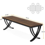 Rectangular Farmhouse Dinner Table
