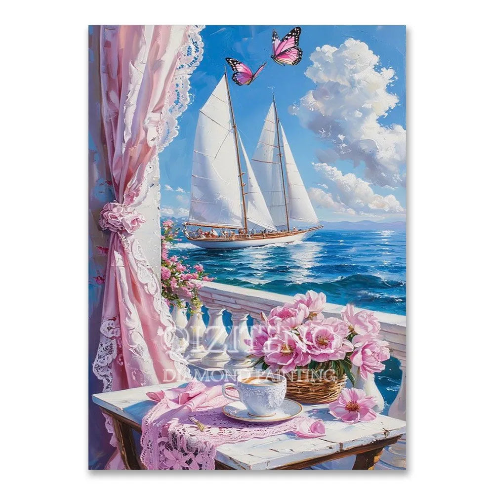 European Diamond Painting Kit Natural Landscape