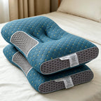 2 Braided Neck Pillows/ Detachable Pillowcase