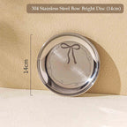 Stainless Steel Plate/ 2pcs