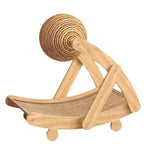 Wooden 2-in-1 Cat Scratcher