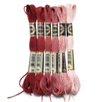 6pcs/lot Colorful Polyester Embroidery Thread