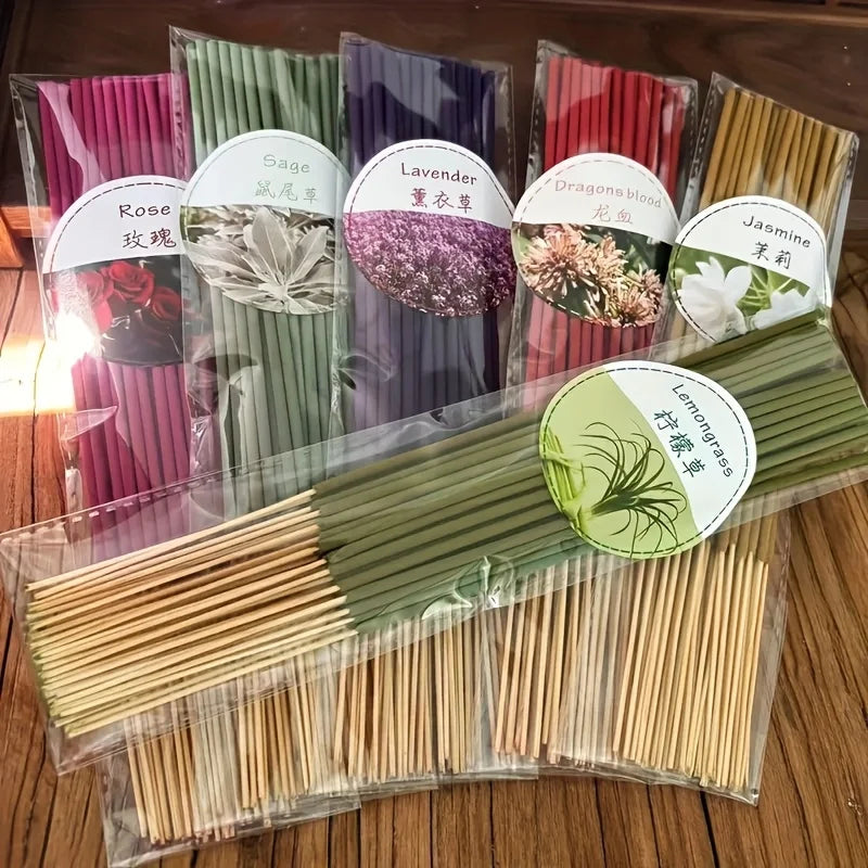 6 Sets, 126 High-Quality Incense Sticks