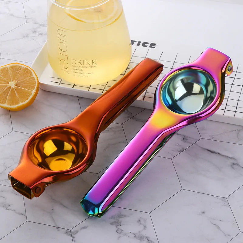 Gold Stainless Steel Lemon Juicer