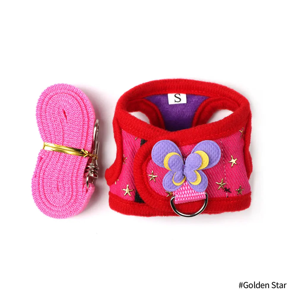 Small Pet Chest Strap Traction Leash