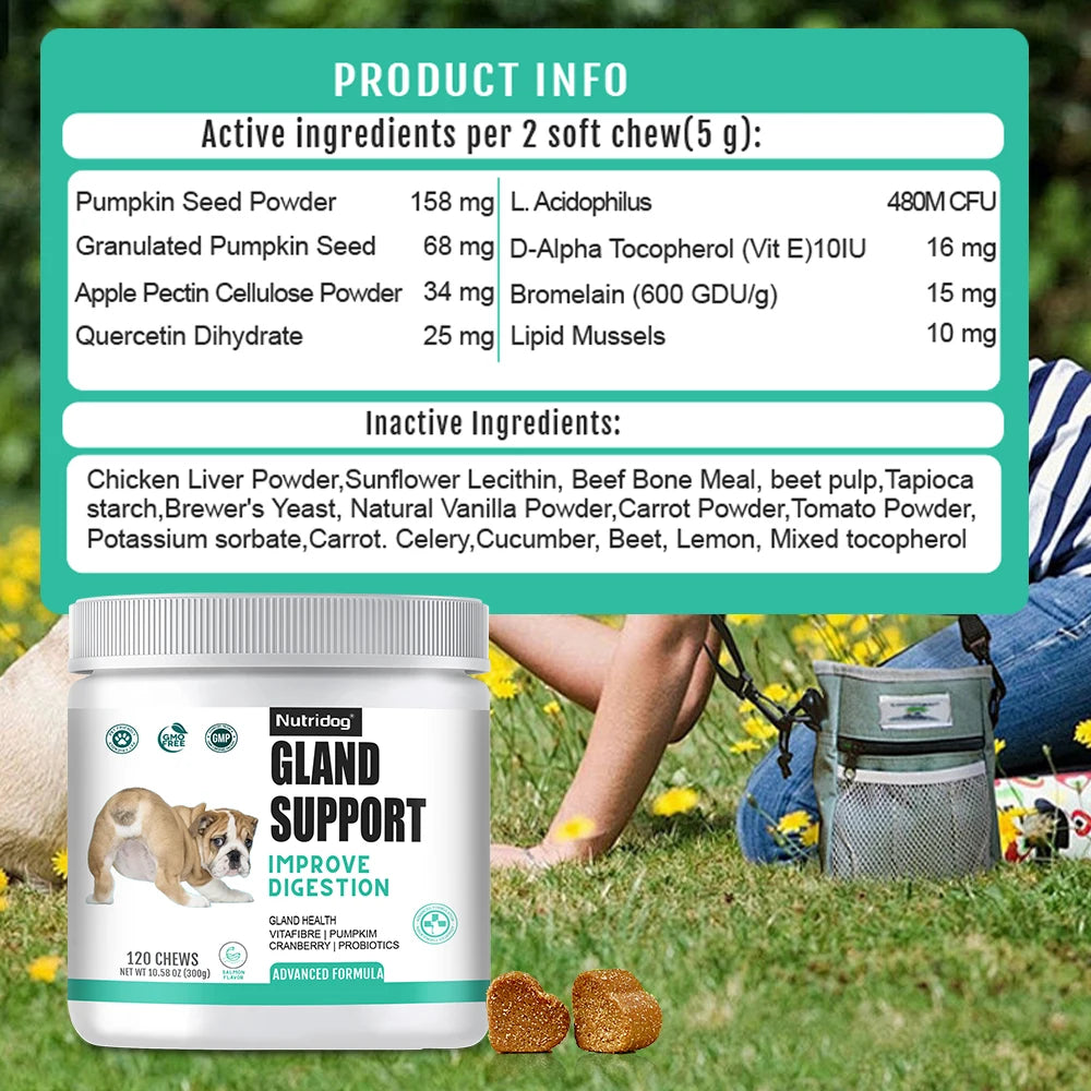 Dog Anal Gland Support , Digestive Health