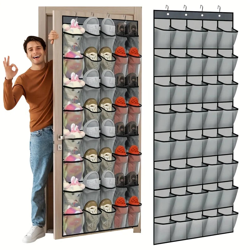 1pc 14/28/40- Fabric Hanging Foldable Storage Bag