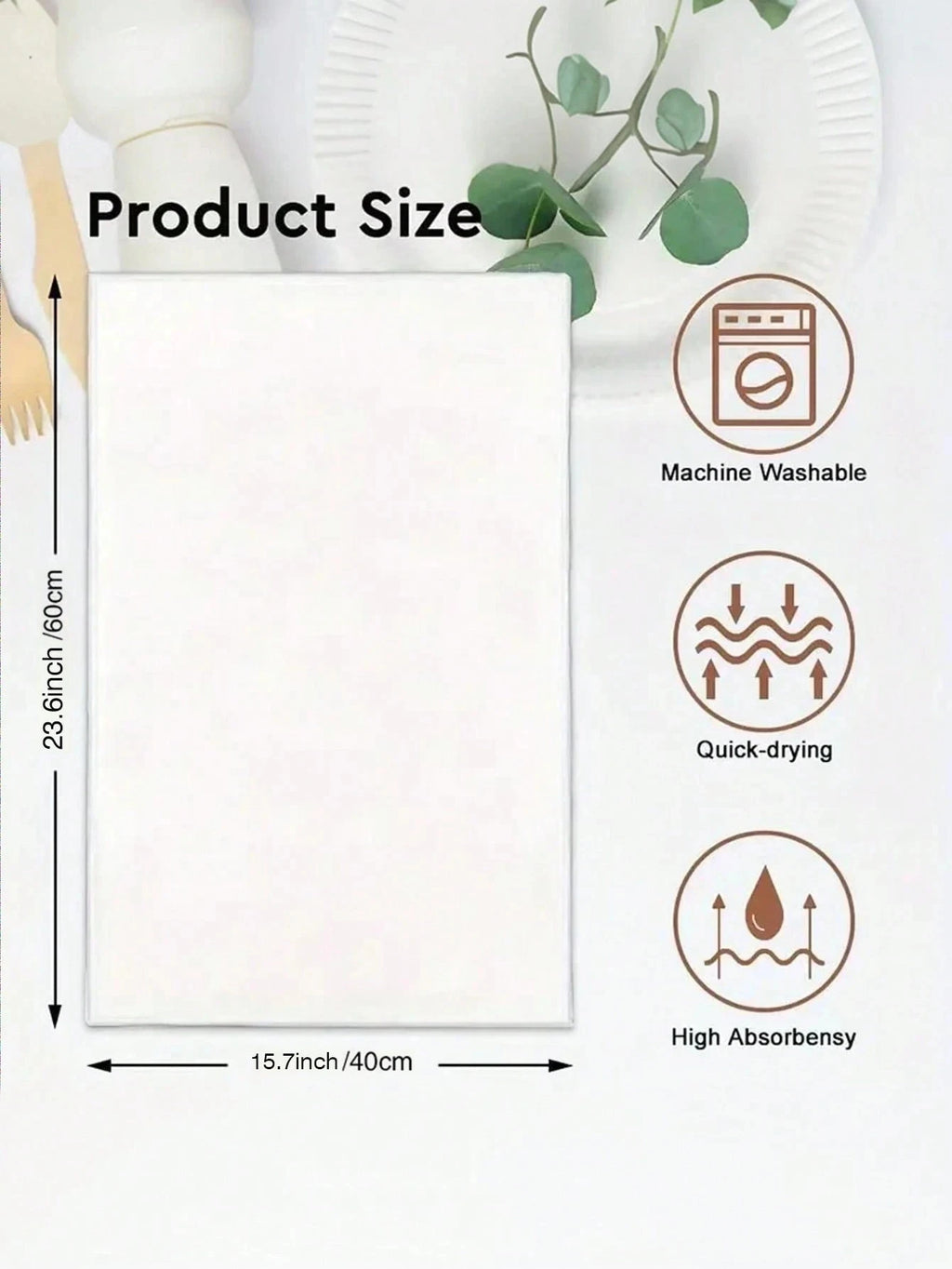 2pcs Black & White Dachshund Kitchen Towels