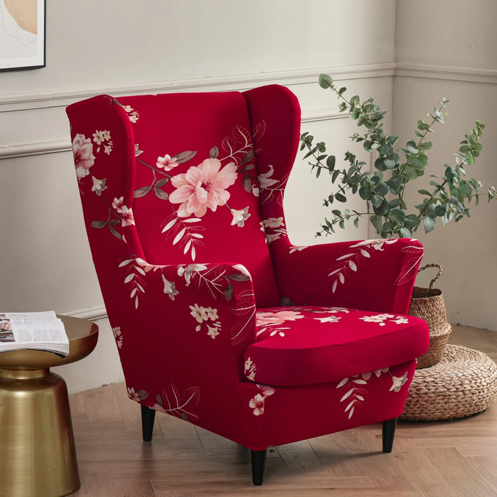 Chair Cover Wingback Stretch Spandex Armchair