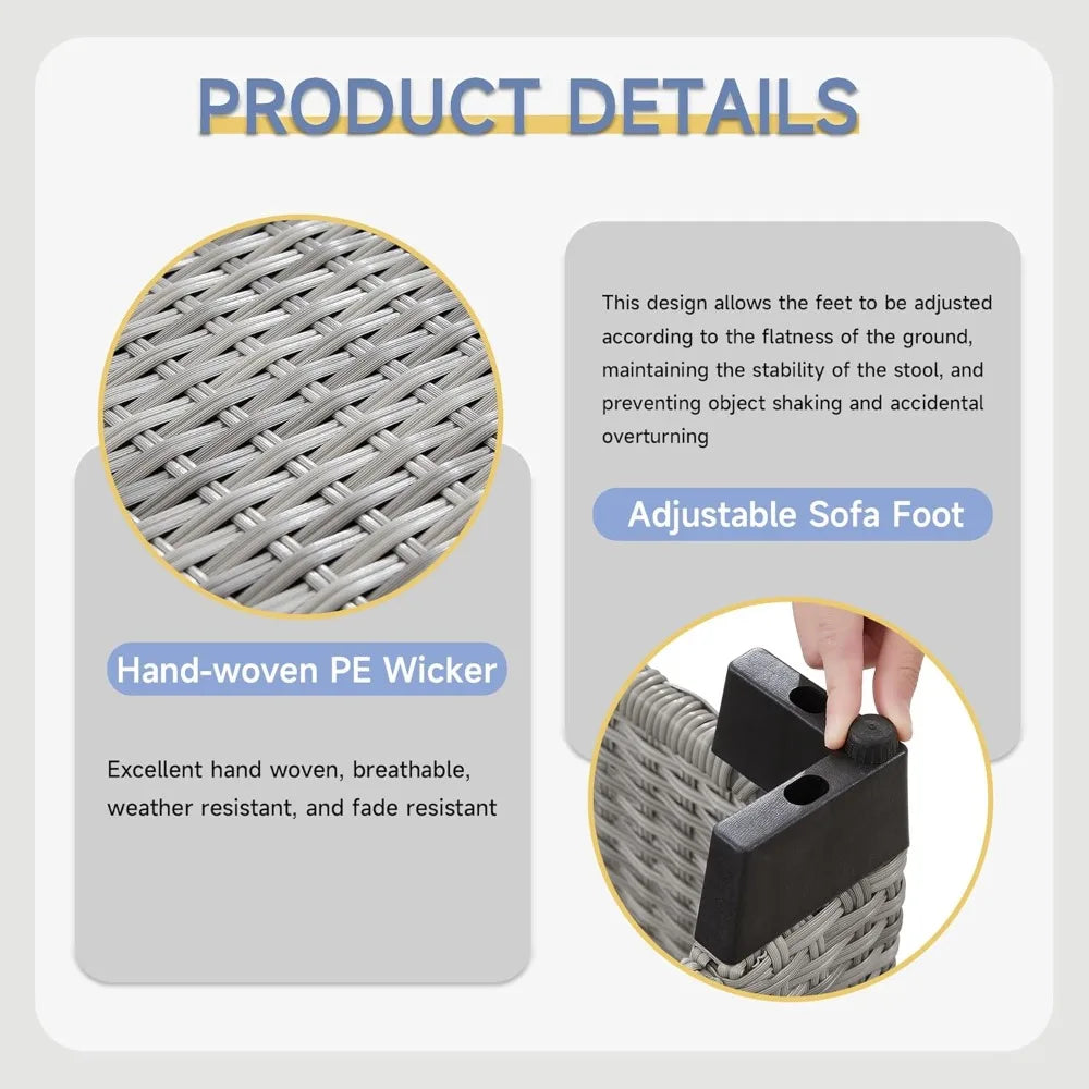 6-Piece Set, Pit,6000BTU Heater