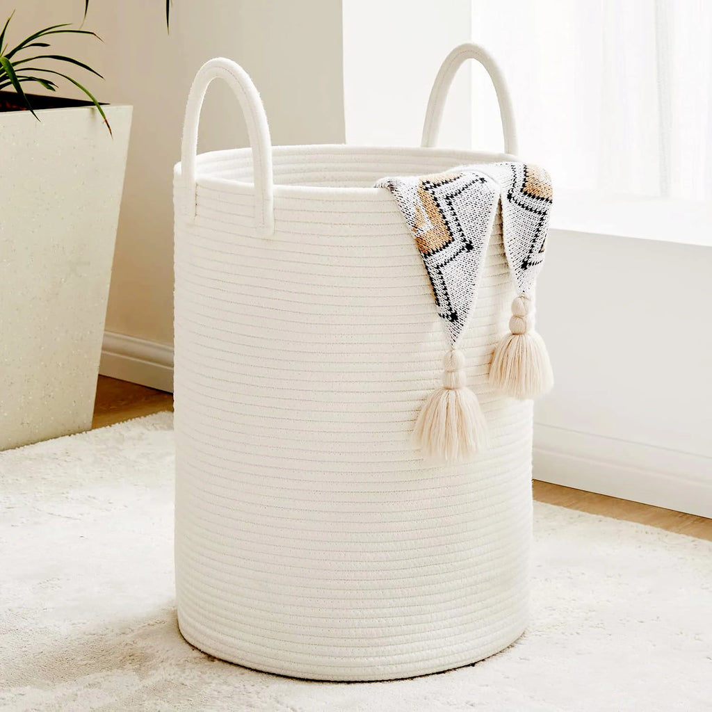 Large Storage Basket With Handles