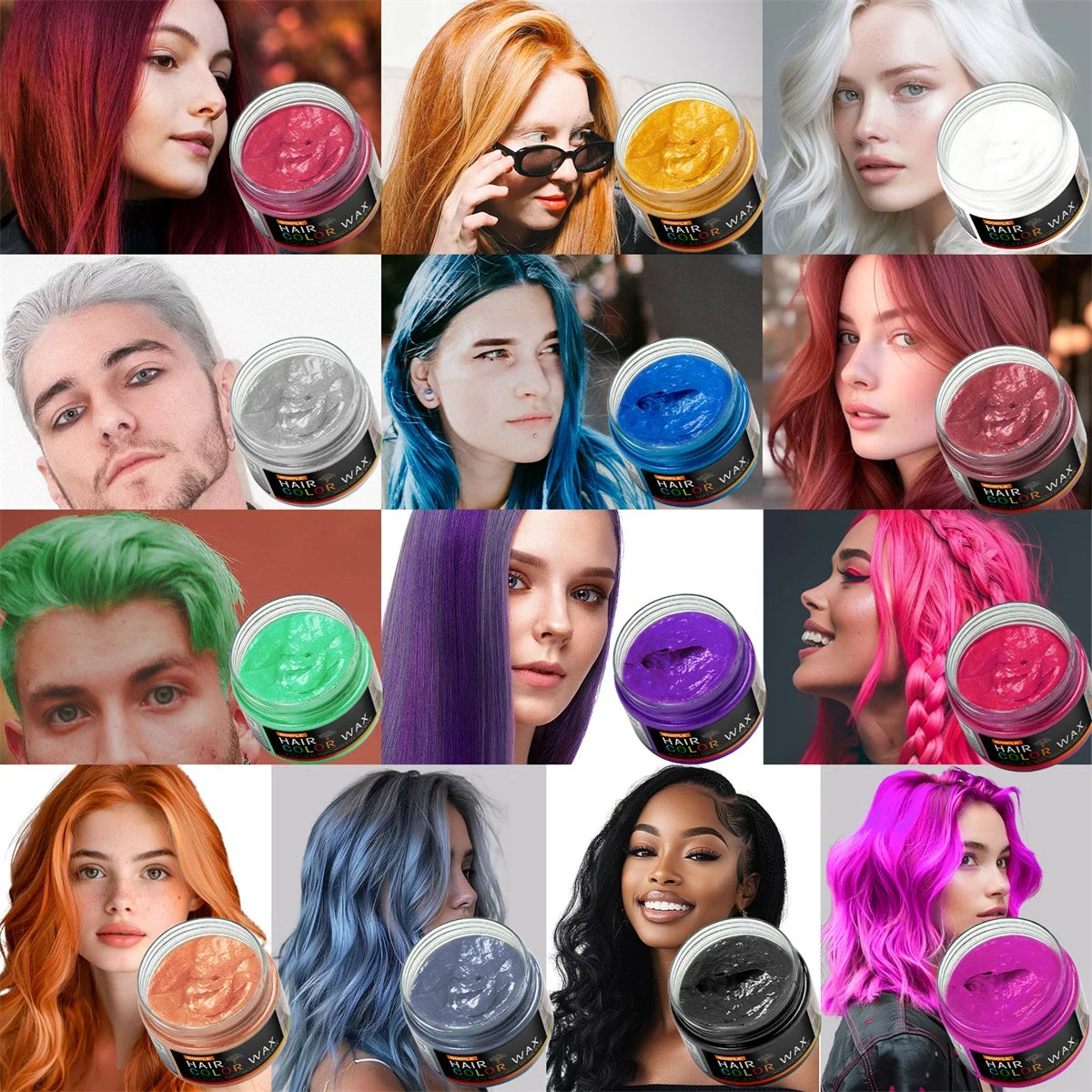 Hair Dye Hair Wax