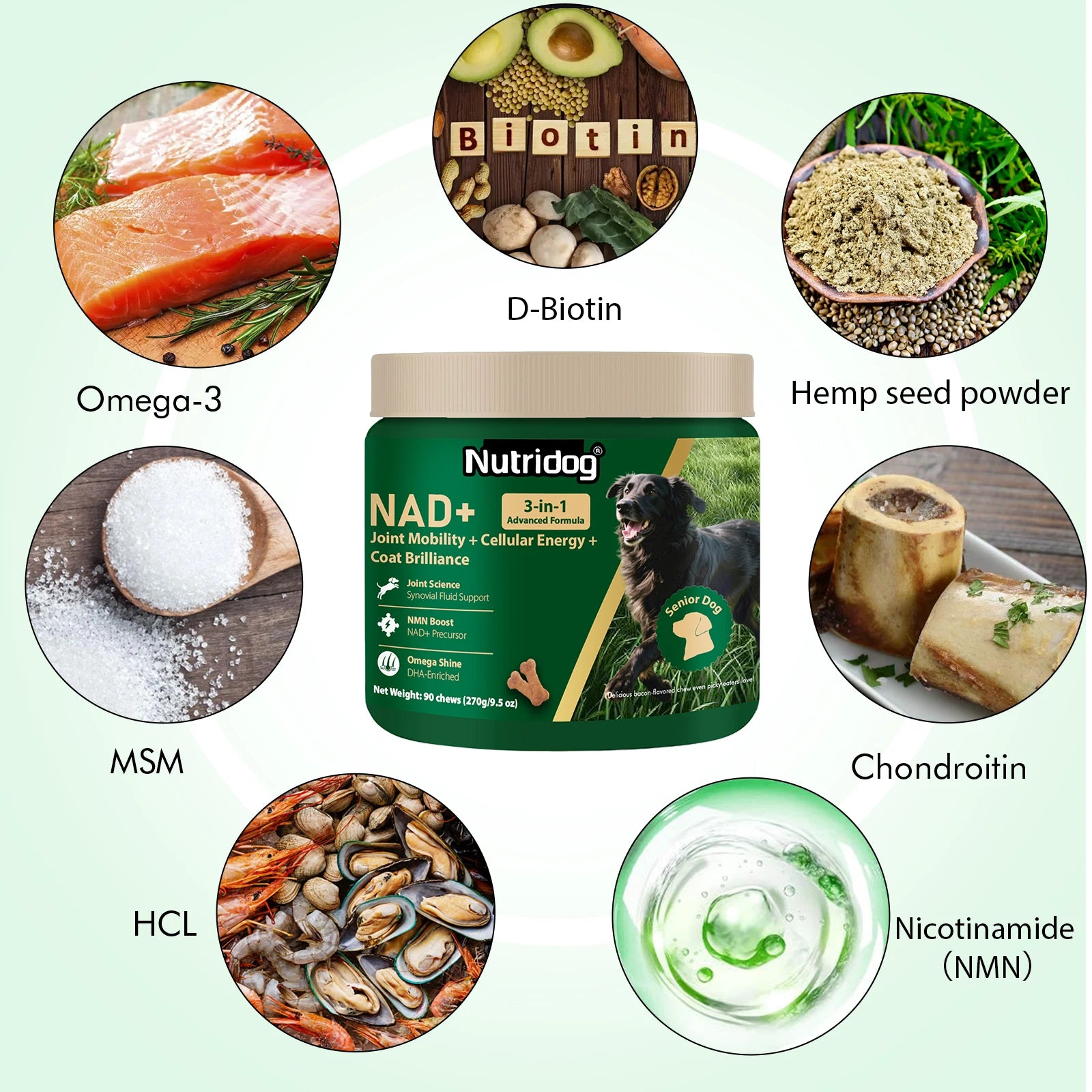 Senior Dog Vitamins Soft Chews