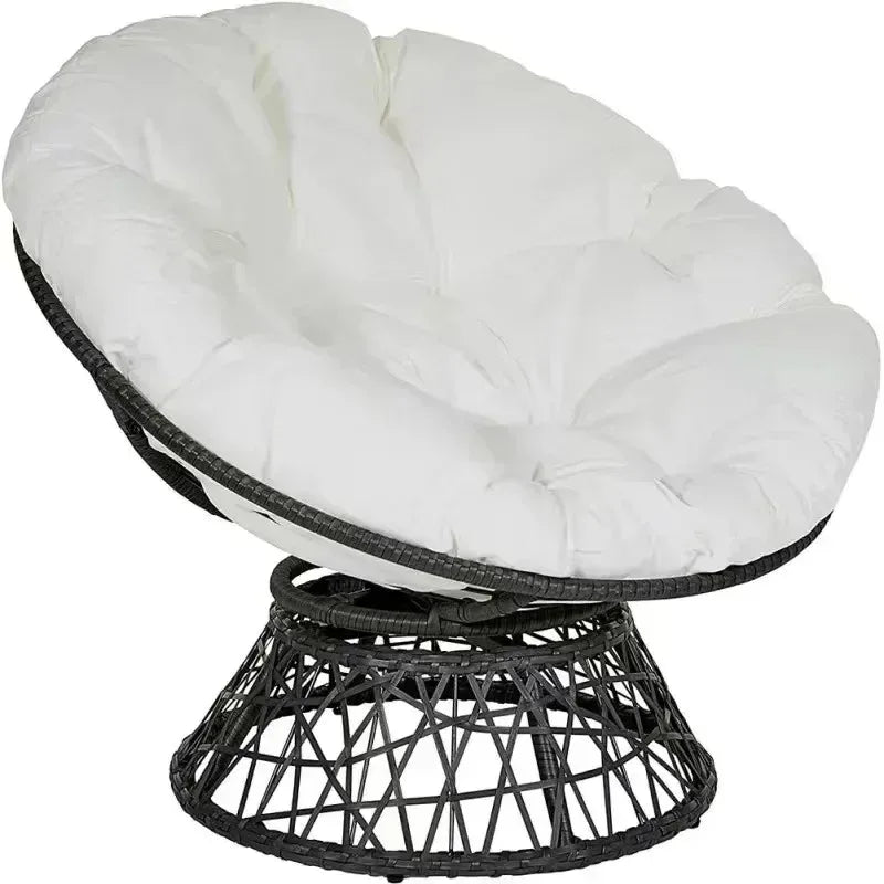 Solid Color Round Hanging Seat Cushion