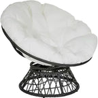 Solid Color Round Hanging Seat Cushion