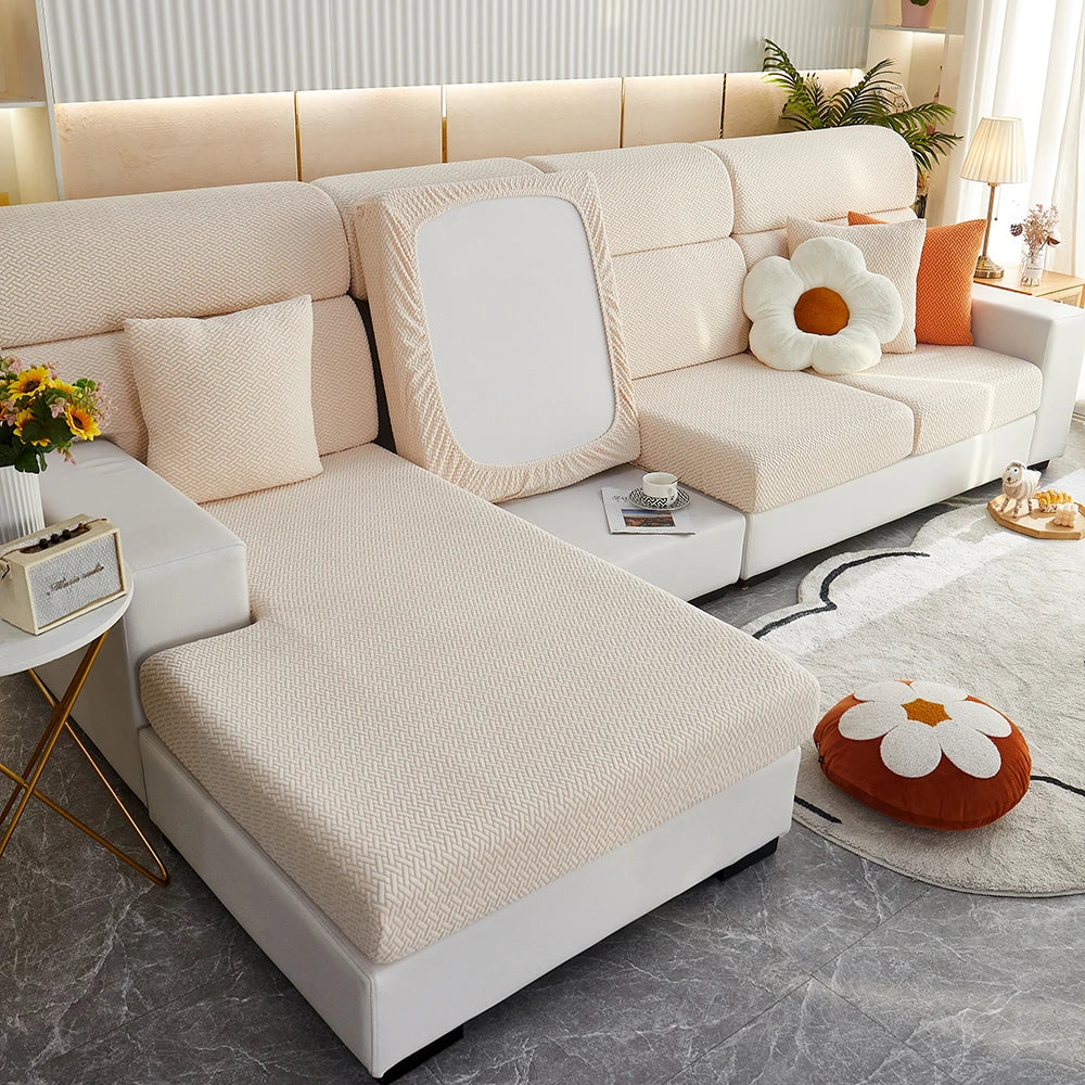 1pc Jacquard Sofa Slipcover