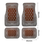 4Pcs/set Bohemian Car Mats