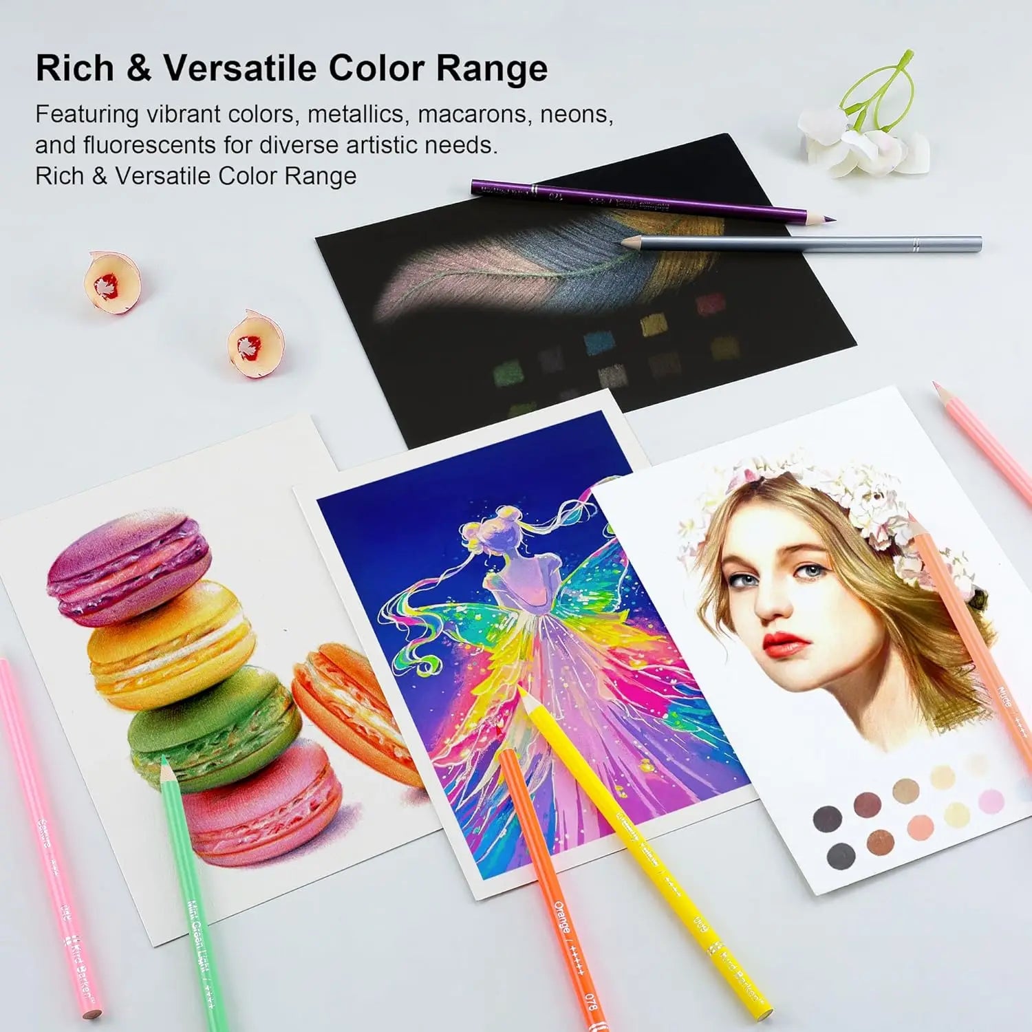80 Colored Pencils Set