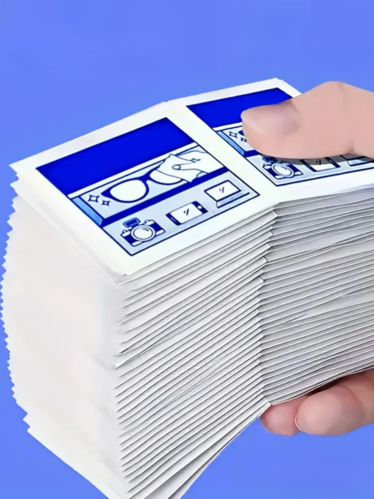 100 Disposable Eyeglass Cleaning Wipes