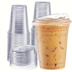 Plastic Cups,  10 Pack, 16 oz Disposable
