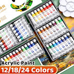 Acrylic Paint Set 12/18/24 Colors