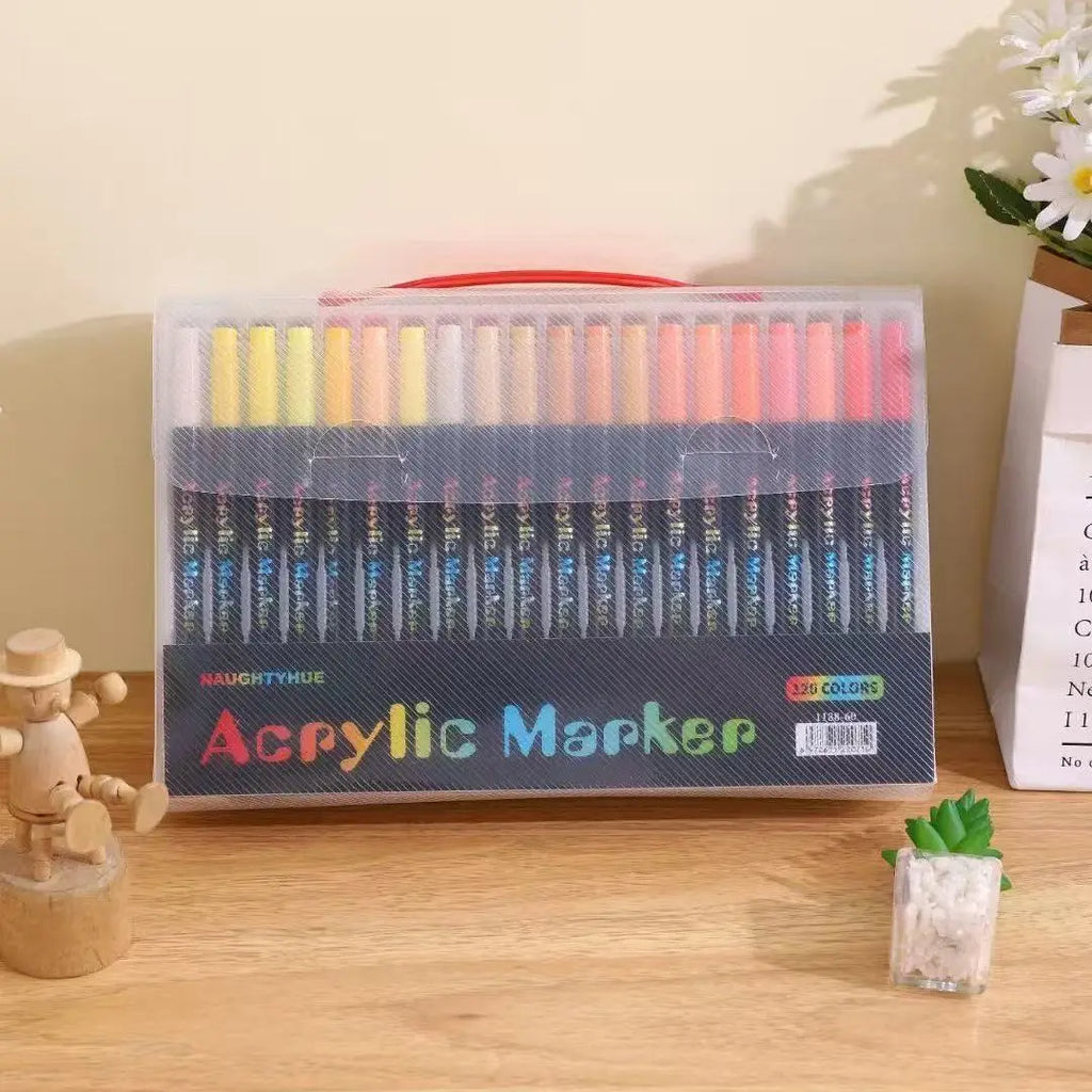 48-Color Acrylic Paint Markers
