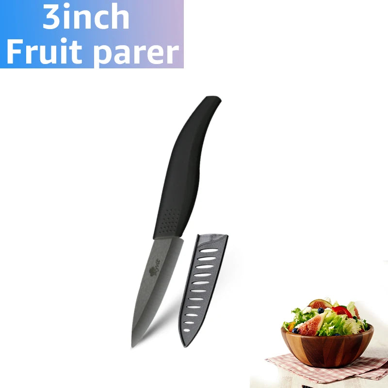 Black Ceramic Chef Knives Cooking Set