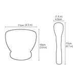 Resin Set mortar and Pestle