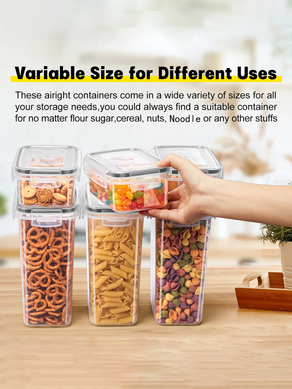 24pcs，Sealed food containers with LIDS