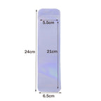 50pcs Holographic Zipper Small Food Storage
