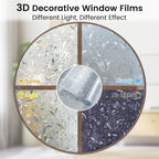 Tulip Frosted Window Privacy Film, Static Cling