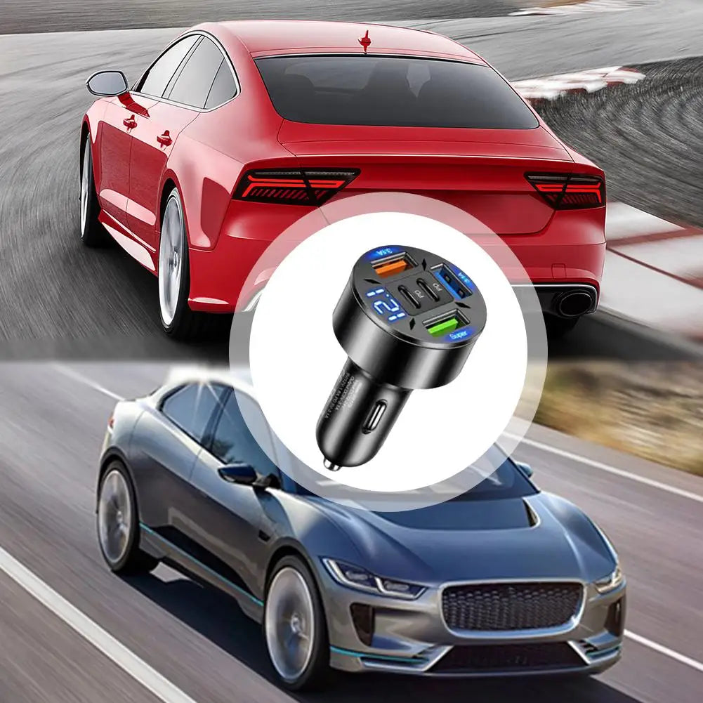 250W 5 Ports Car Charger