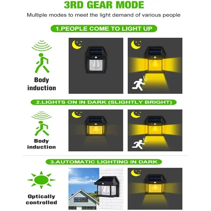 Solar-Powered Motion Sensor