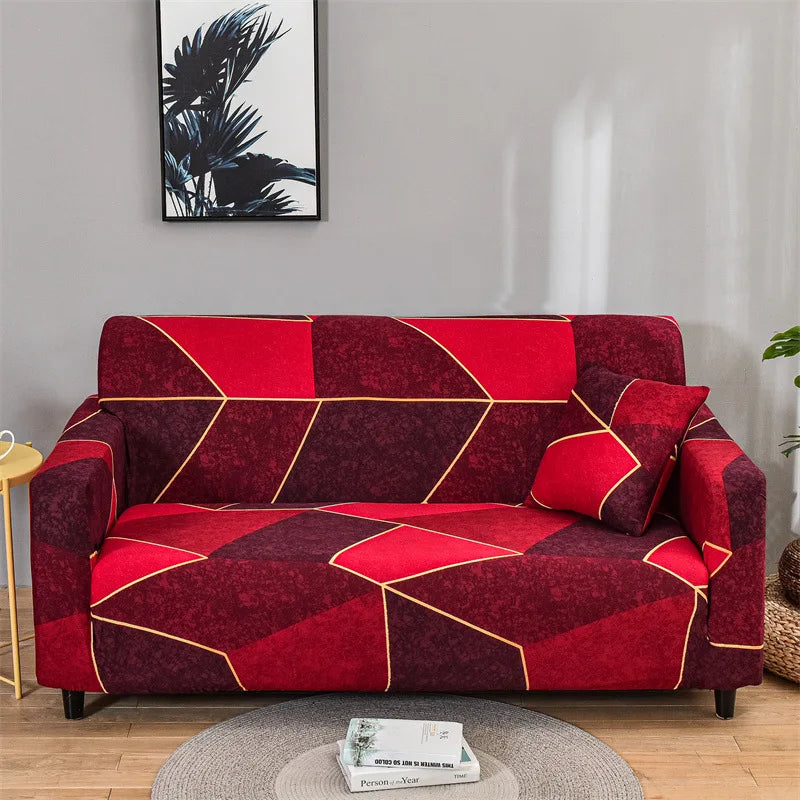 Printed Elastic Sofa Cover