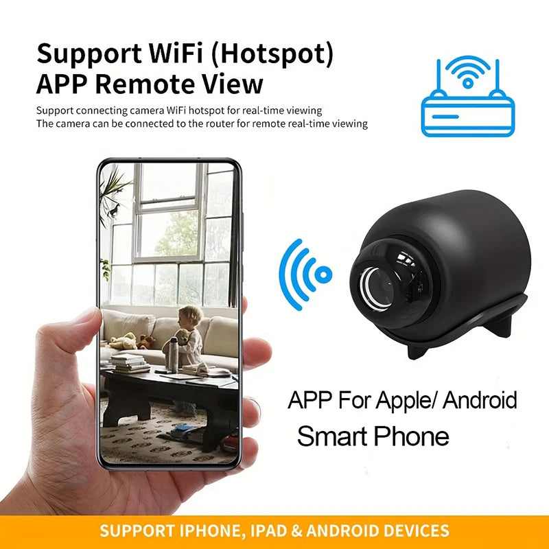 Mini Camera, Night Vision, Motion Detection