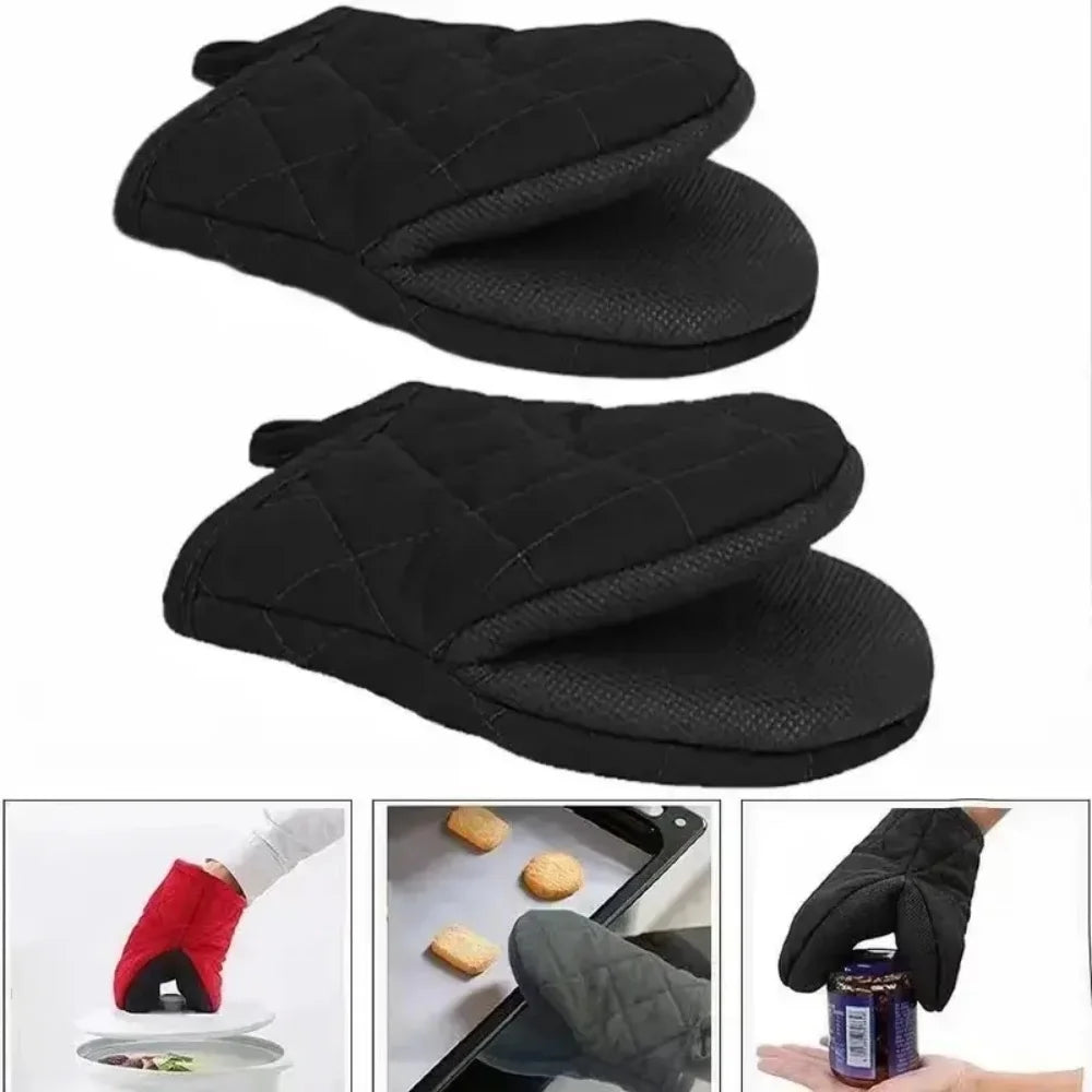 Short Silicone Oven Gloves