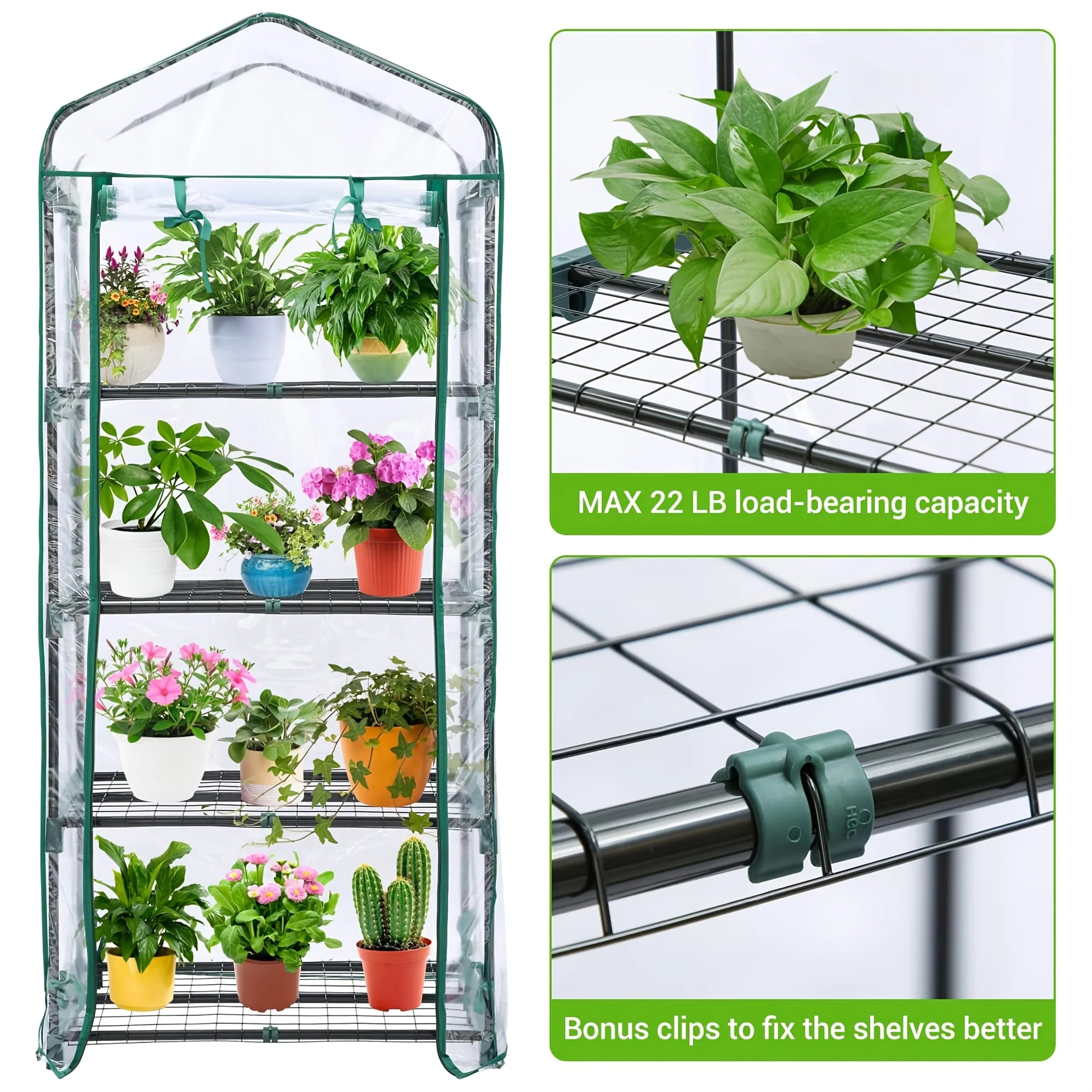 4 Tier Mini Greenhouse