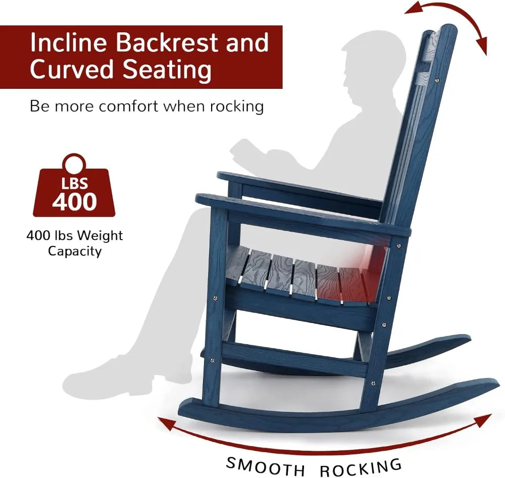 All-Weather Outdoor Rocking Chair