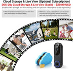 Wireless Wi-Fi Video Doorbell Camera