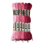 6pcs/lot Colorful Polyester Embroidery Thread