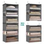 Hanging Closet Organizer/ 6-Tier Fabric Storage Shelf