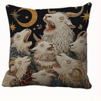 Fantasy Goat Print Pillow Case