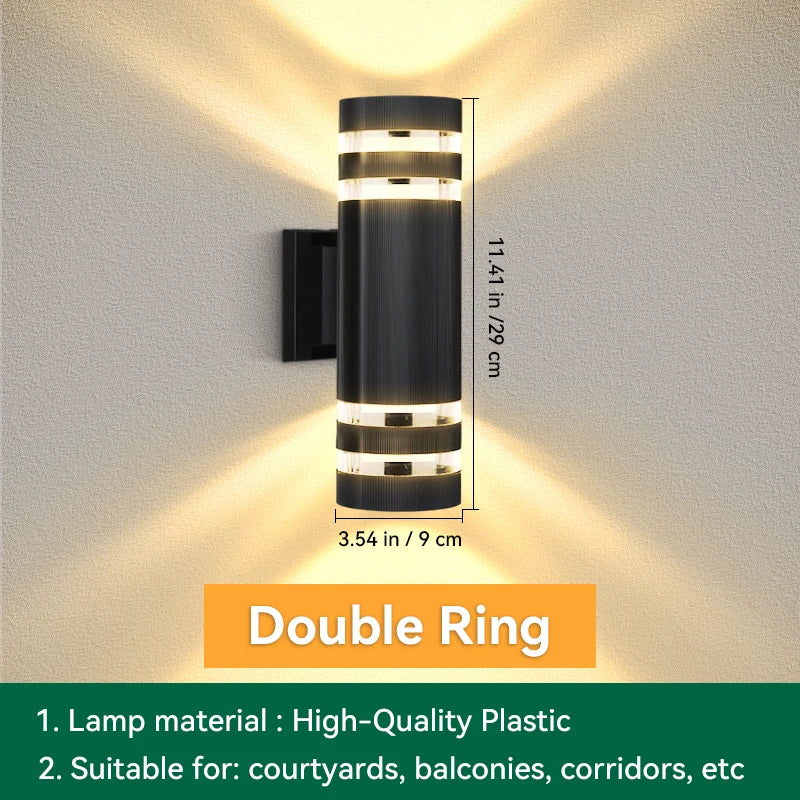 Modern Outdoor Decor Wall Light