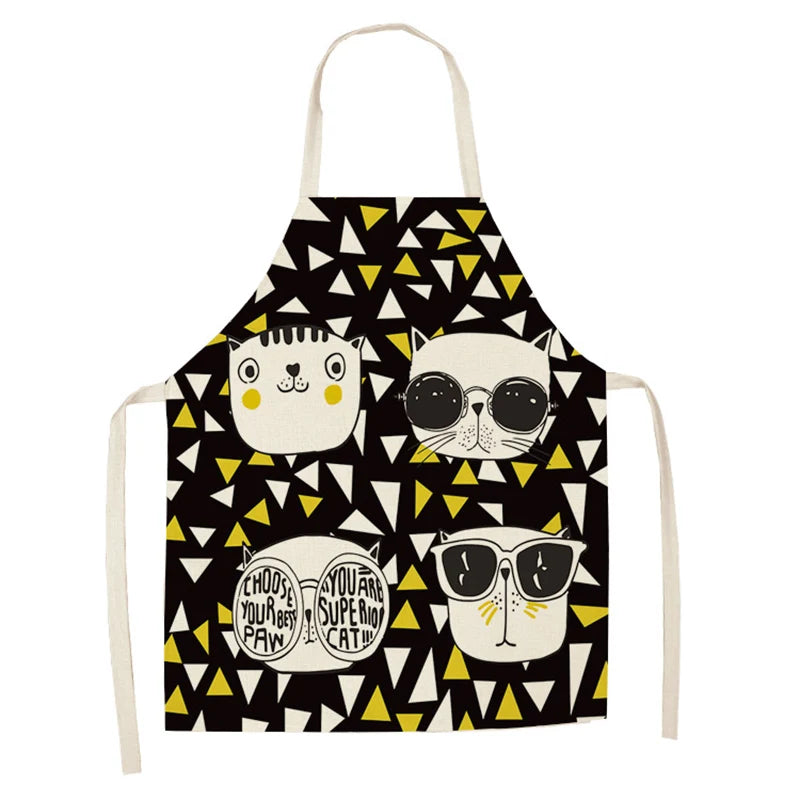Cartoon Animal Pattern Apron