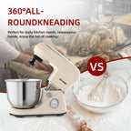 1pc,5Qt Tilt-Head Electric Stand Mixer