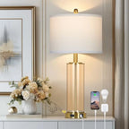 26" Glass Lamp , 3-Way Touch Control